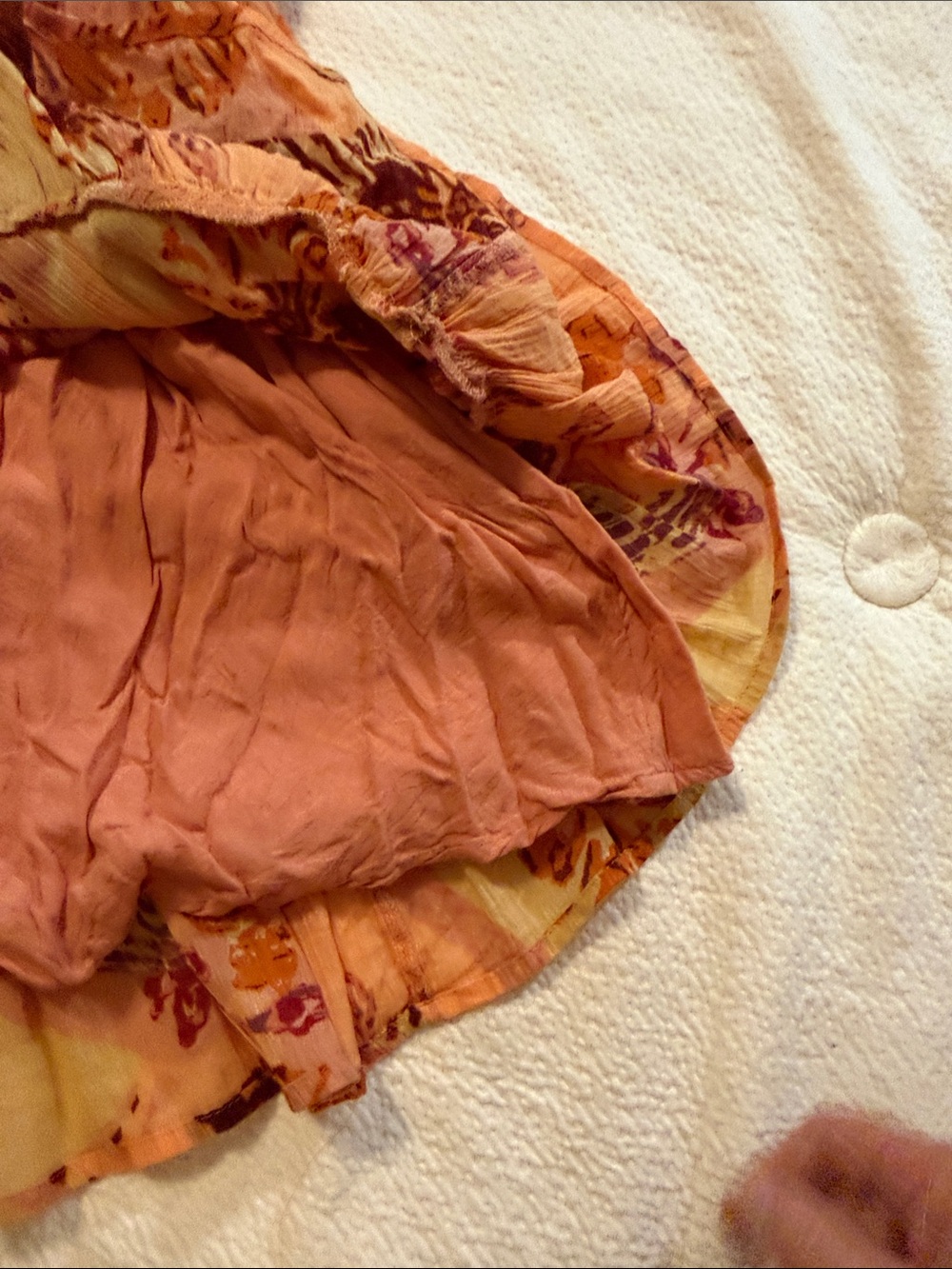 Free People Pumkpin Spice Summer Mini Dress L - Picture 6 of 14